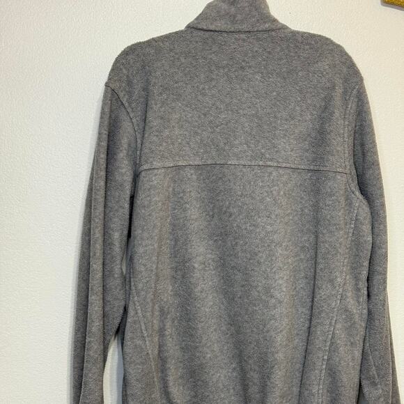 Columbia Full Zip Gray Fleece Jacket Size M - Picture 6 of 8